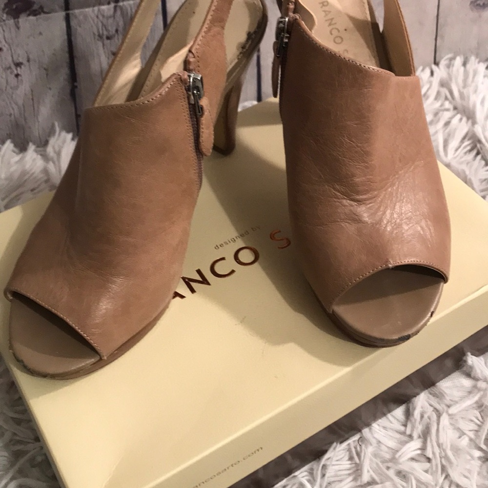 Franco Sarto Peep Toe Heels - Picture 3 of 7